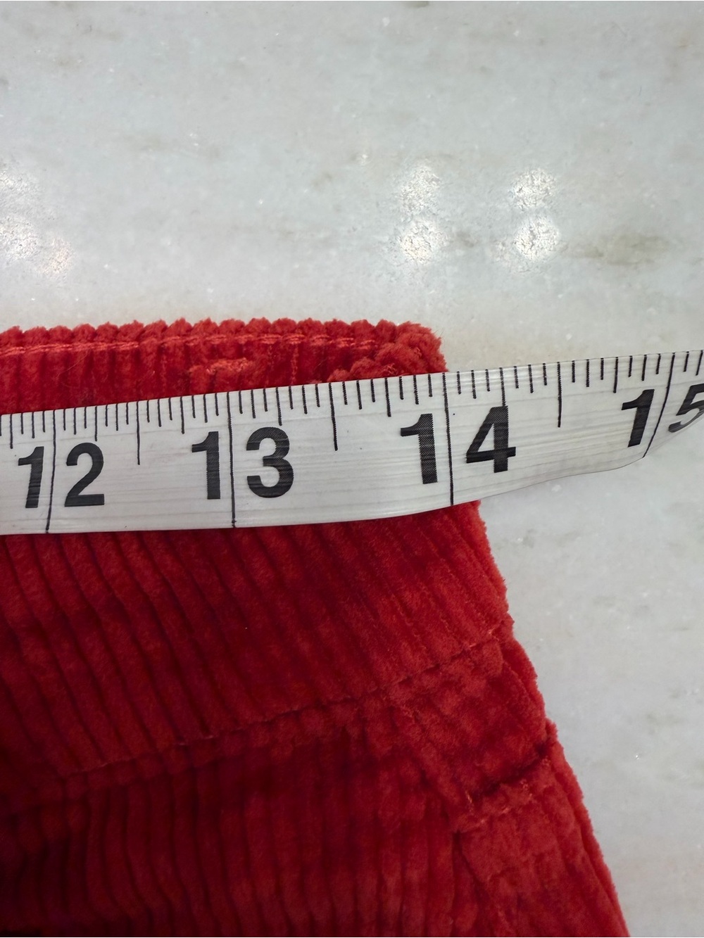 Judy Blue High Rise Button Fly Ankle Straight Corduroy Pants Rust Red Size 5/27 - Picture 11 of 14